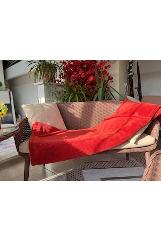 Wellsoft Tek Kişilik Battaniye 150x200 Kiremit