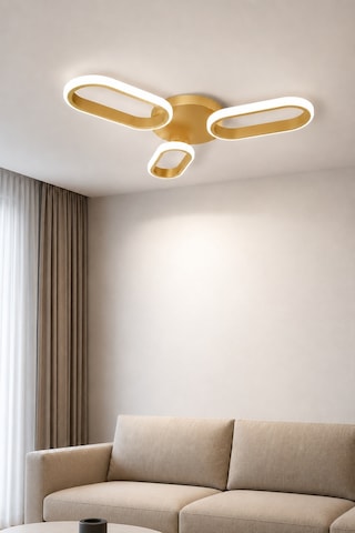 Hilton 3'lü Led Plafonyer Avize Beyaz Işık Eskitme