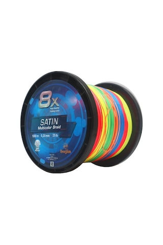 Dft Discovery Bojin 8x Satin Multicolor0.20mm İp Misina 1000mt Bobin