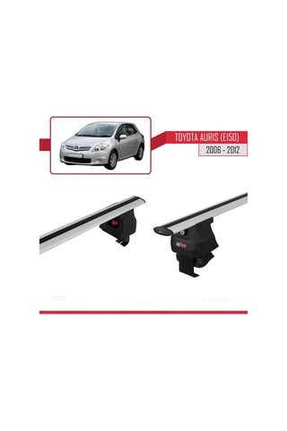 Toyota Auris / Corolla E150 2006-2012 Arası İle Uyumlu Ace-4 Ara Atkı Tavan Barı Gri