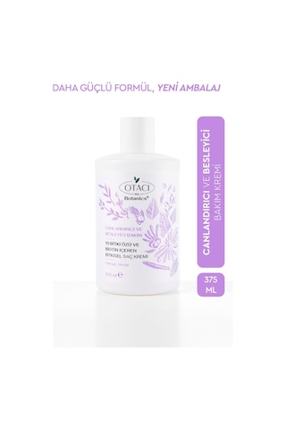 Otacı Botanics Canlandırıcı Ve Besleyici Bakım 10 Bitki Özü Ve Biotin İçeren Bitkisel Saç Kremi 375 ML