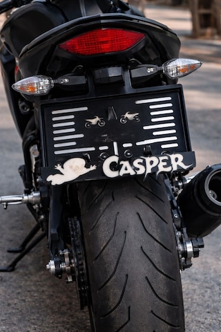 Tüm Motorlara Uyumlu Motosiklet Plakalığı Casper Tasarımlı Plakalık 1 Adet