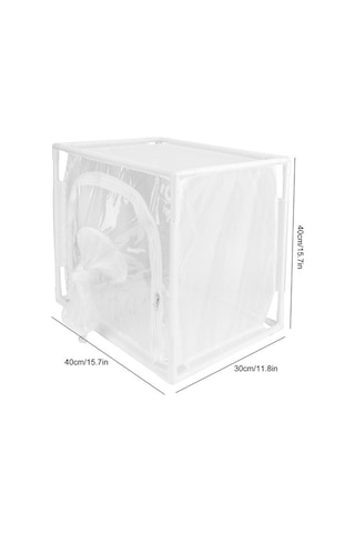 Pazly 40x30x40 Cm Pvc Böcek Kafesi, Havalandırmalı, Kelebekler İçin, Dayanıklı, Kullanışlı, Gözlem Ve Yetiştirme Kafesi