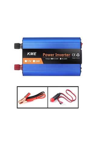 Wondernest Carmaer 500w Araba Akıllı Çok Fonksiyonlu Dijital İnvertör 12v/220v Ev Güç Dönüştürücü