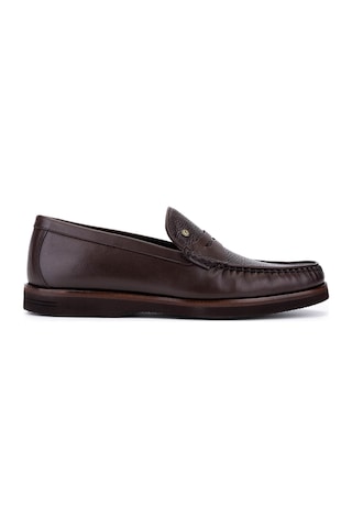 Tamer Tanca Erkek Hakiki Deri Kahverengi Loafer Ayakkabı 886 2791 Erk Ayk Sk25-26 Kahve Fltr Kahverengi