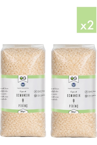 2 Li Organik Osmancık Pirinç 800 Gr