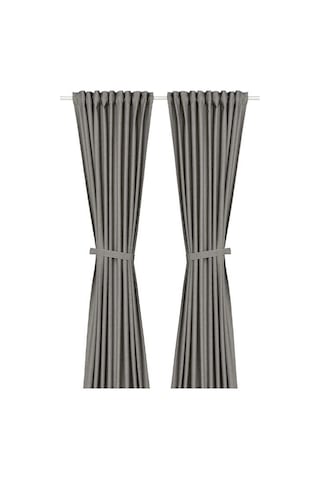 Ikea Lenda Fon Perde 140x300 Cm Gri