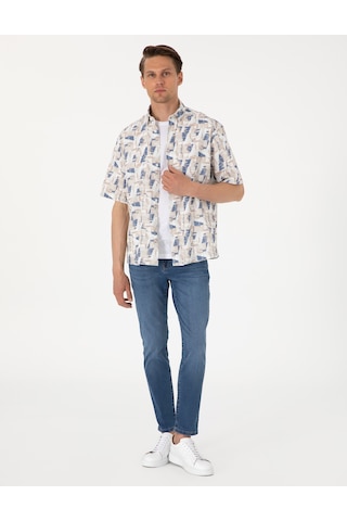 Pierre Cardin Erkek Mavi Pantolon Jean 50302743-vr036