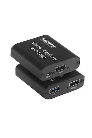 Dark Hdmı 4k Capture Card, Hdmı+usb Çıkışlı, Mikrofonlu Canlı Yayın Kayıt Cihazı DK HD CAP4K30