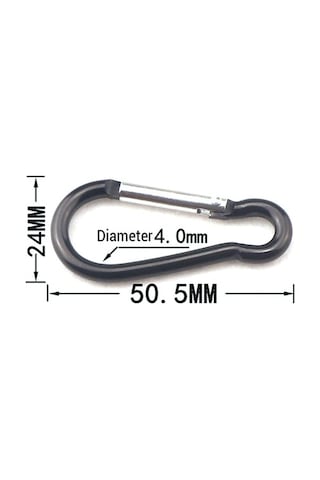 Pazly Yürüyüş Ve Seyahat Karabinası Kamp İçin Hafif Geeroyoo Dağcılık, Alüminyum Adet 10 - Fj