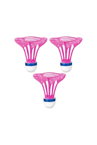 Geeksen Plastik Badminton Topu Dış Mekan İçin Stabil Direnc İle Mor 3'lü Paket
