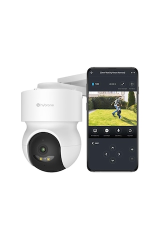 Omni Volt Dış Ortam Wi-fi Akıllı Kamera, Renkli Gece Görüşü, 360 Derece Görüntüleme, İnsan Algılama, Çift Yönlü Sesli Görüşme, Siren