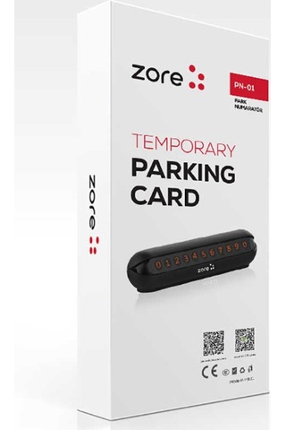 Araç Parktel Numaratör Oto Telefon Park Numaratörü Ön Cam Torpido