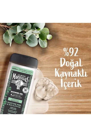 Le Petit Marseillais Men Deniz Çamı Ve Okaliptüs Duş Jeli 400 ML