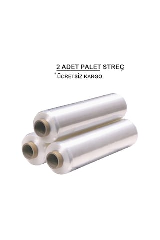 2 Adet Streç Film 23 Mikron 50 X 300 El Tipi Paketleme