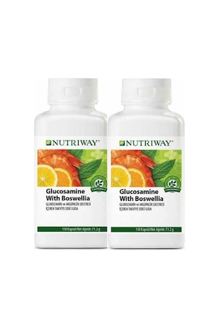 Amway Nutriway Glucosamine With Boswellia 150 Kapsül Ikili Al Ucu Amway Nutriway Glucosamine With Boswellia 150 Kapsül Ikili Al Ucu