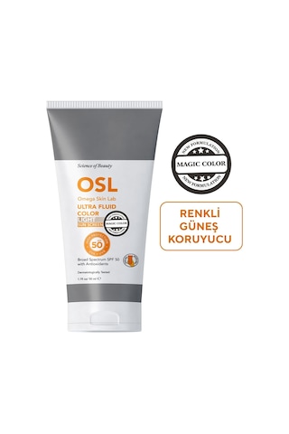 Osl Omega Skin Lab Ultra Fluid Spf 50 Magic Color 50 Ml Renkli Güneş Koruyucu