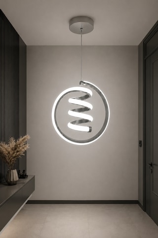 Venor Led Sarkıt Avize Beyaz Işık Gri
