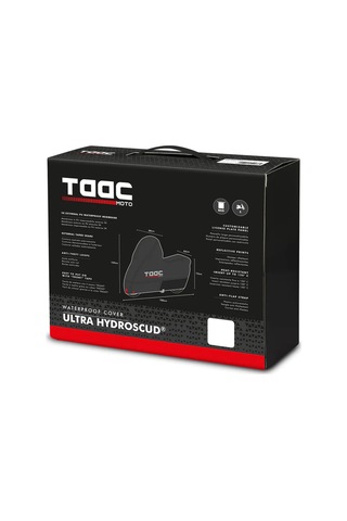 Taac Cover Ultra Hydroscud Su Geçirmez Motosiklet Brandası Siyah