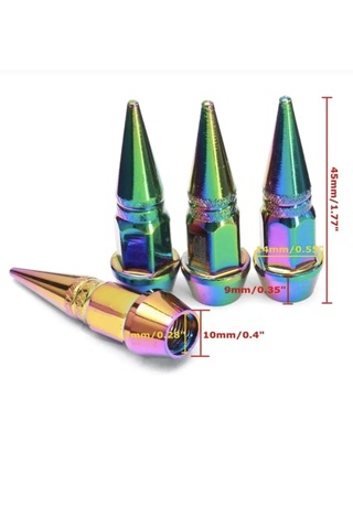 Point Metal Sibop Kapağı Üniversal Bukalemun Renk Kurşun Tip 4 Adet 1 Takım