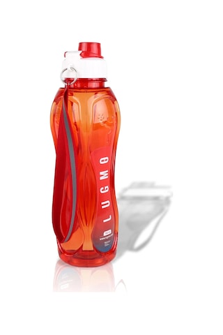 Lugmo Matara Suluk Kapaklı Okul Spor 750 Ml Kırmızı-turuncu Çok renkli