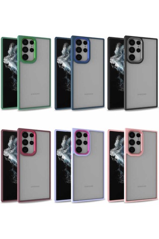 Samsung Uyumlu Galaxy S22 Ultra Kılıf Zore Flora Kapak