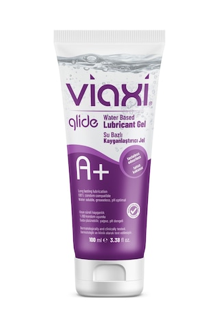Viaxi Glide Kayganlaştırıcı Jel Çikolata Aromalı 100 ML + Viaxi Glide Kayganlaştırıcı Jel A+ 100 ML