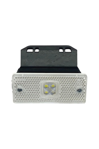 24v Yan Park Lambası Dorse Side Marker Beyaz 4 Ledli E Belgeli