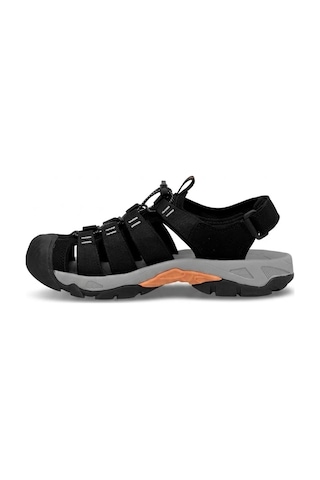 Humtto 152-710445a Erkek Outdoor Sandalet Siyah - Turuncu