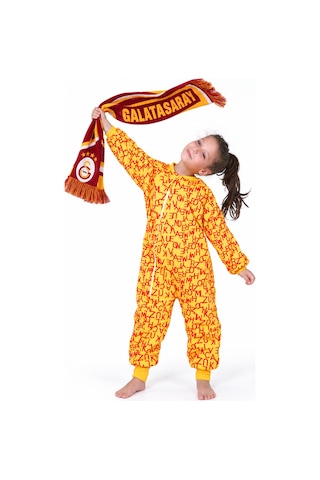 Babyhola 2.5 Tog Yorgan Gerektirmeyen Kalın Elyaf Dolgulu Çocuk Uyku Tulumu Pamuk Astarlı Unisex 6020 Turuncu