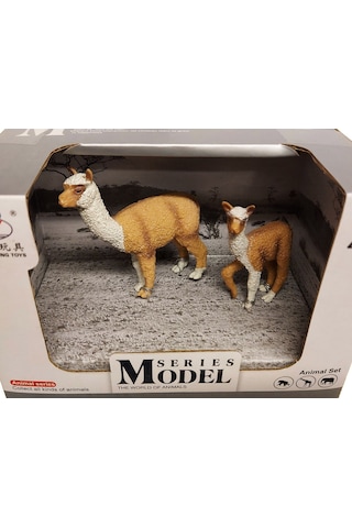Calimera Toys Hayvan Figürleri Oyuncak Lama Ve Yavrusu Hayvan