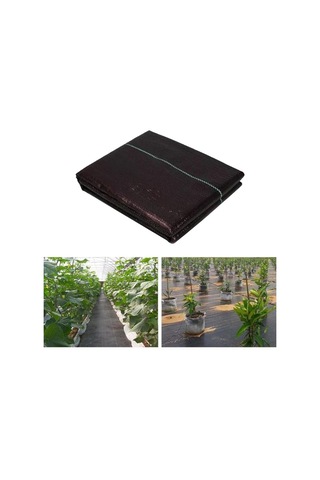 Homyl Izgara Şeritli Siyah Ot Bariyeri Engelleyici 1,5x1-metre