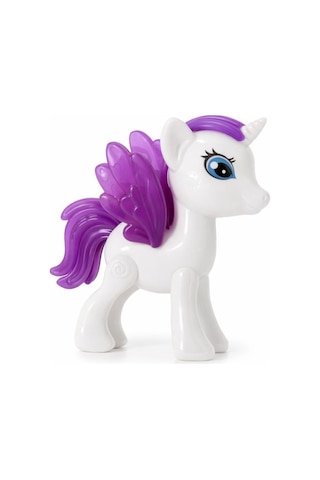 Sevimli Unicorn Oyuncak Figür Çocuklar İçin Hayal Gücünü Geliştiren Mini At Oyuncağı