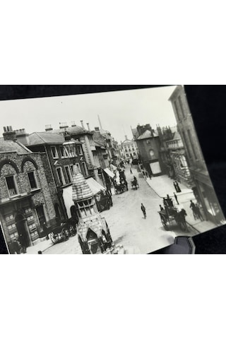 İngiltere Post Card Luton, George Street 1900 Yılları