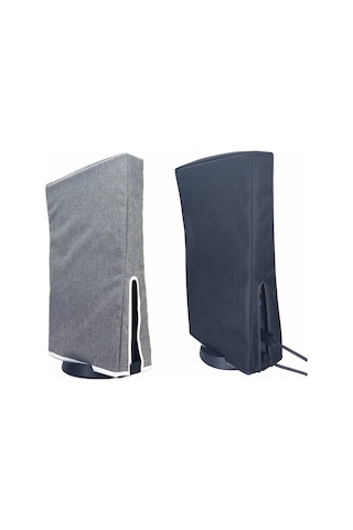 Ps5 İnce Disk Ve Dijital Ana Bilgisayar Toz Kapağı Koruyucu Kılıf İçin, Stil: Yatay Siyah