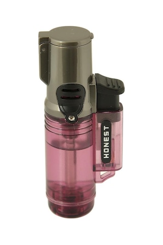 Üç Torch Pürmüz Pembe Plastik Puro Çakmak