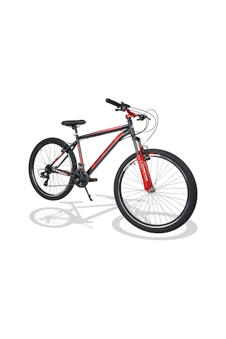Sarissa Moon 27,5" Jant Mtb Ön Amortisörlü Shimano 21 Vites V Fren Dağ Bisikleti Siyah Kırmızı