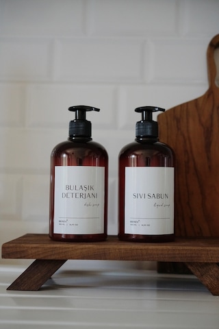 Berev 2'li Sıvı Sabun Ve Bulaşık Deterjanı Şişesi 500 Ml