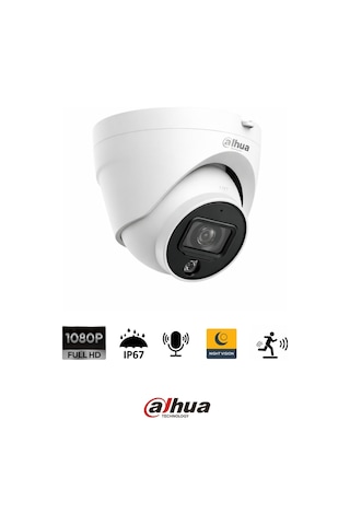 Ipc-hdw1230v-sa-0280b 2mp Poe Starlight Sesli Mikrofonlu Dome Kamera