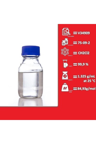 Metilen Klorür Diklorometan 99,9% Dichloromethane Gls 500 ML