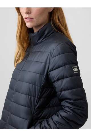 Gap V-frch Logo Lw Puffer Jkt Kadın Siyah Mont 910106000