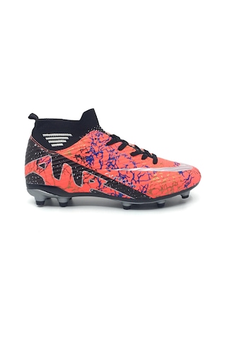 Taşpınar Laliga Erkek Günlük Çoroplı Halı Çim Saha Dişli Krampon Bağcıklı Spor Ayakkabı 36-45 Nar Gümüş Gümüş - Narçiçeği