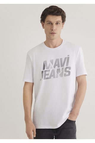 Mavi - Mavi Logo Baskılı Beyaz Tişört 0610260-620 - 535362722 Beyaz