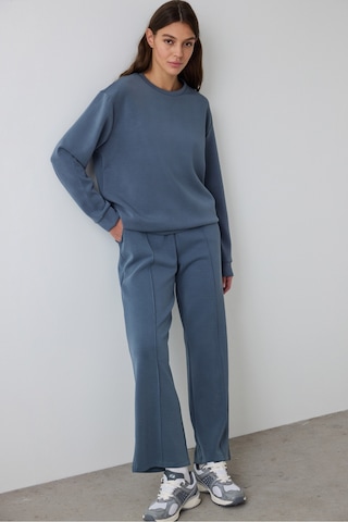 Penti Koyu Gri Bisiklet Yaka Oversize Kısa Modal Sweatshirt