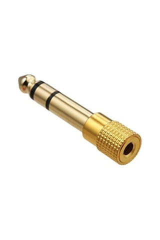 Dc6.35 To 3.5m Dönüştürücü 3.5 Mm Jack Girişini Dc 6.35 Mm Jack Girişine Çeviren Aparat