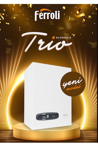 Ferroli Bluehelix Trio 28C 28 Kw 24.000 Kcal/h Tam Yoğuşmalı Kombi