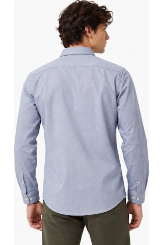 Lacoste Mens Slim Fit Gray Cotton Shirt Dar Kesim Pamuklu Erkek Gömlek Gri