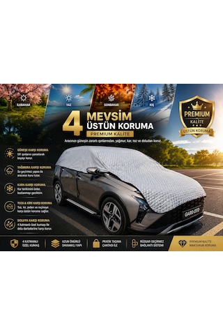 Gard Oto Universal Suv Araç Brandası Su Geçirmez Gri 1X1-Gri
