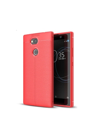 Sony Xperia L2 Kılıf Zore Niss Silikon Kapak Lacivert
