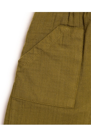 HelloBaby Basic Müslin Pantolon Erkek Bebek 24yhlbepnt014 Koyuyesil 24YHLBEPNT014_KoyuYesil Koyu Yeşil